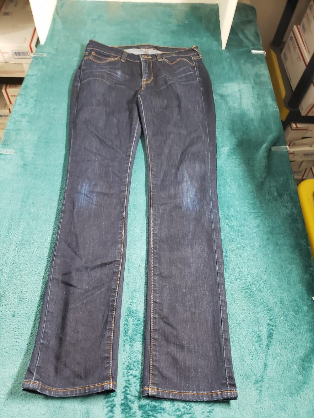 Lucky Brand Jeans Size 6 Womens Blue Denim Pants Ladies Mid Rise Brooke Straight
